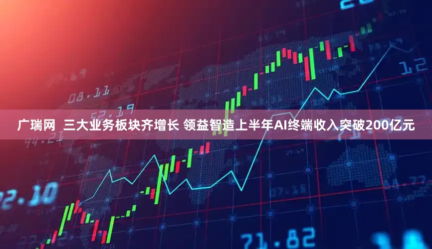 广瑞网  三大业务板块齐增长 领益智造上半年AI终端收入突破200亿元